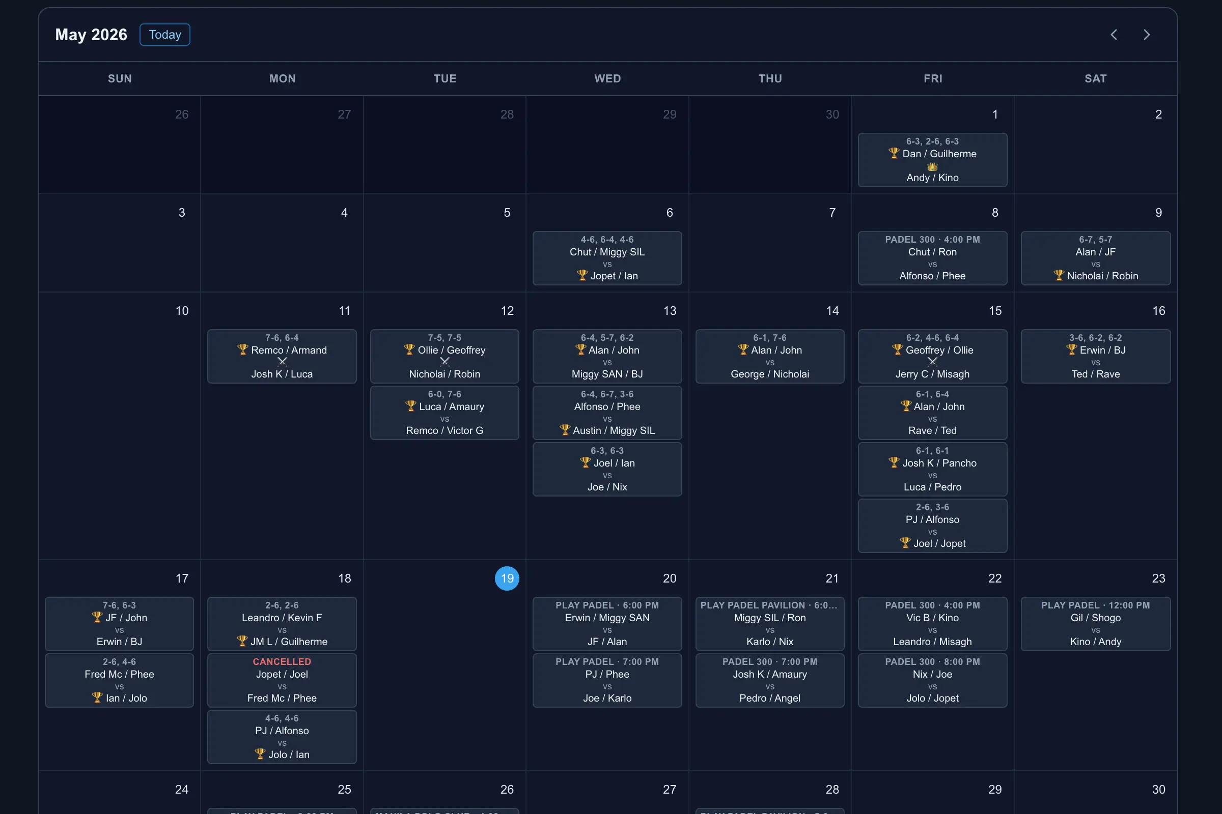 Padel League PH screenshot 4