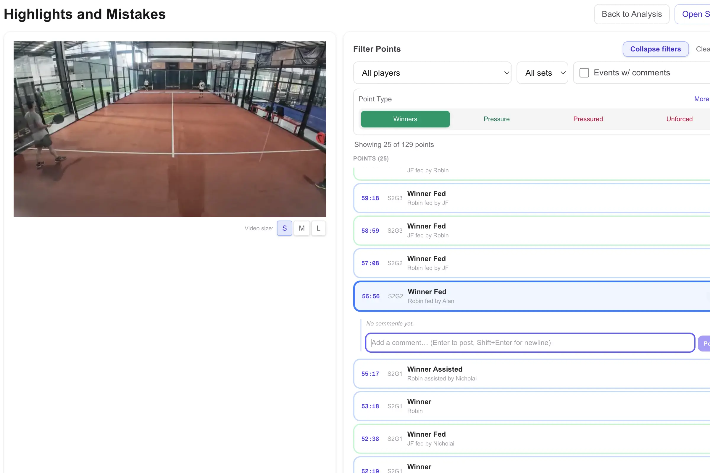 PadelSense screenshot 4